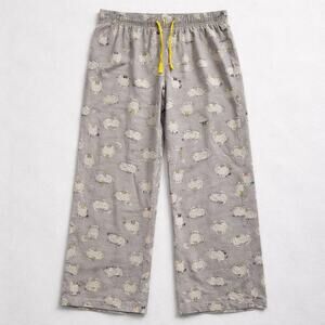 Vintage Old Navy Grumpy White Cats Kitties Kitty Meow Print Pajama Pants XL
